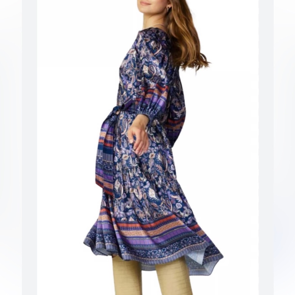 NEW NWT Current Air Paisley MIDI Dress